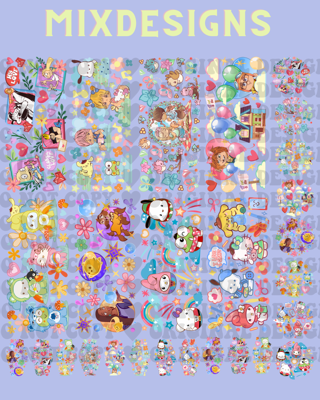 PRE MADE UVDTF 22X26"