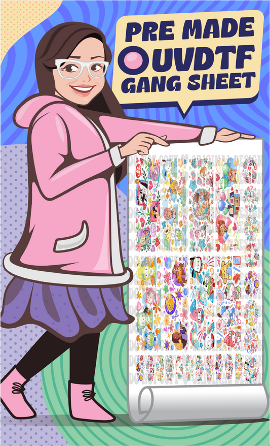 PRE MADE UVDTF 22X26"